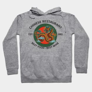 Lee Ho Fooks Vintage Chinese Restaurant Dragon Design Hoodie